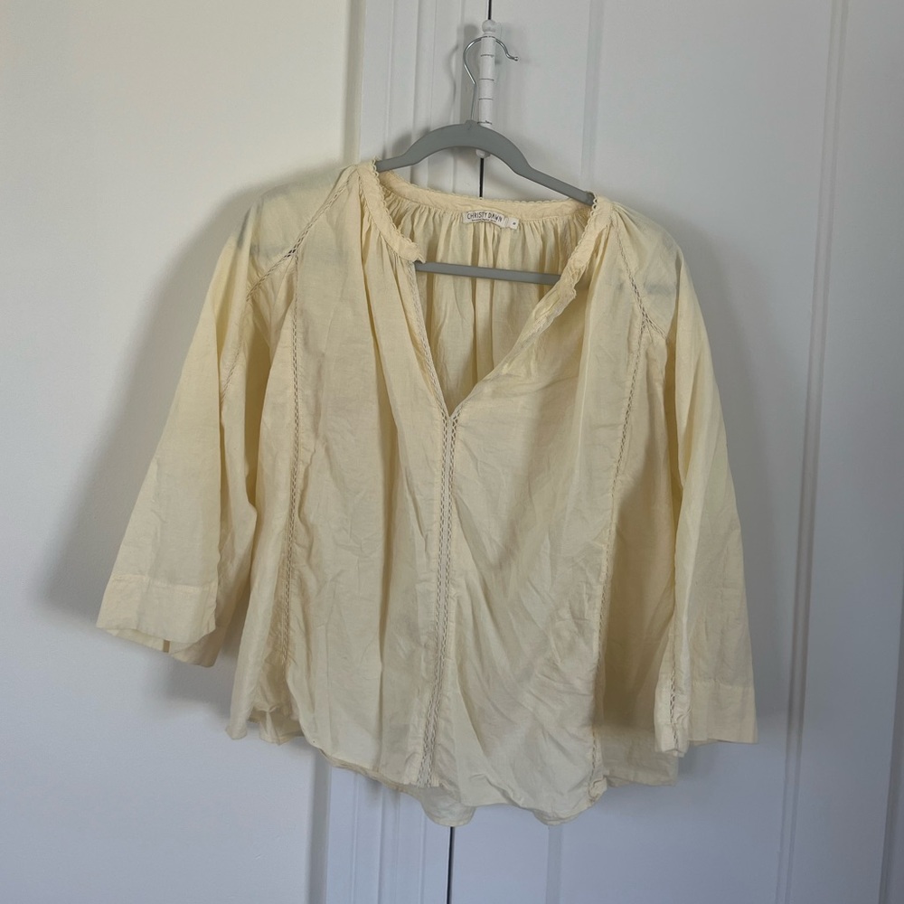 Christy Dawn Lorena Blouse Chamomile